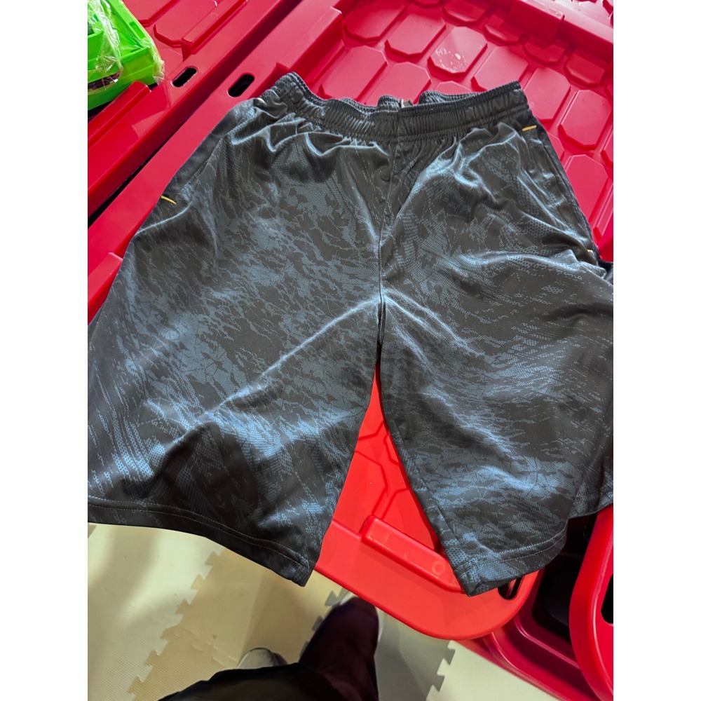 Champion Mens Athletic Mesh Shorts Black Camo Print Gym Basketball Small